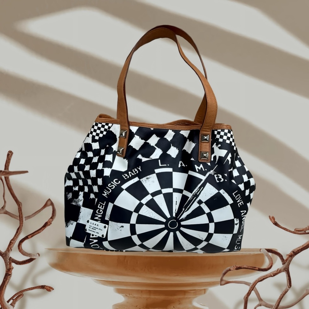 L.A.M.B. Bullseye tote Y2K